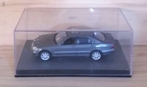 Mercedes-Benz S-class dark-grey-met 1/43 Maisto NEW+showcased  #5017 instant wheels
