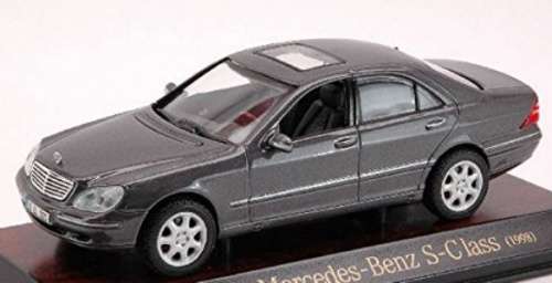 Mercedes-Benz S-class dark-grey-met 1/43 Maisto NEW+showcased  #5017 instant wheels