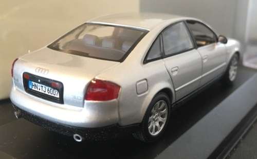 Audi A6 C5 2005 silver 1/43 Minichamps NEW+showcased  #5018 instant wheels