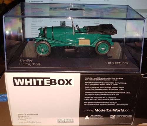Bentley 3 Litre 1924 green 1/43 Whitebox NEW+boxed  #4770 instant wheels