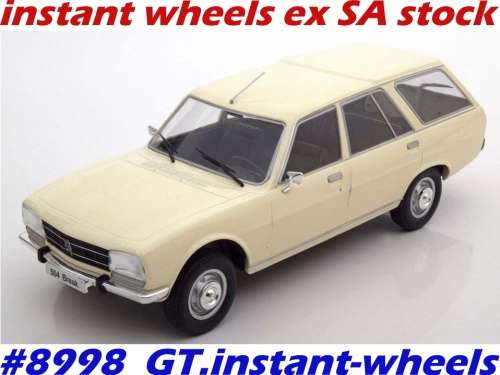 Peugeot 504 Break 1976 white MGC/resin model NEW+boxed FREE delivery #8998 instant wheels