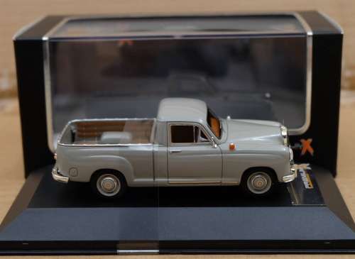 Mercedes-Benz 180D (W120) Bakkie 1956 grey 1/43 PremiumX NEW+boxed   #4571 instant wheels