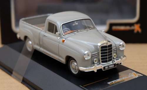 Mercedes-Benz 180D (W120) Bakkie 1956 grey 1/43 PremiumX NEW+boxed   #4571 instant wheels