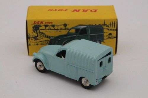 Citroen 2CV Fourgonnette Van 1948 lt.blue 1/43 IXO NEW+boxed  4578 instant wheels