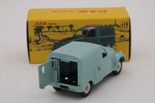 Citroen 2CV Fourgonnette Van 1948 lt.blue 1/43 IXO NEW+boxed  4578 instant wheels