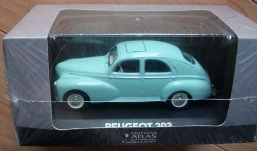 Peugeot 203 1953 lt.green 1/43 IXO NEW+boxed  #5001 instant wheels