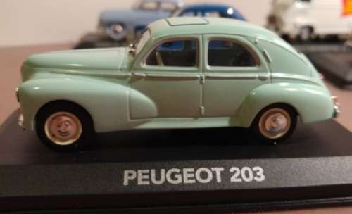 Peugeot 203 1953 lt.green 1/43 IXO NEW+boxed  #5001 instant wheels