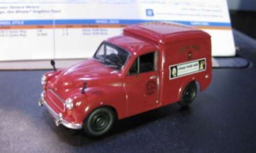 Morris Minor 1000 Royal Mail Van 1955 red 1/43 IXO NEW+boxed  #5003 instant wheels