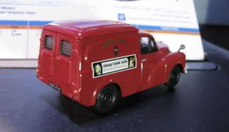 Morris Minor 1000 Royal Mail Van 1955 red 1/43 IXO NEW+boxed  #5003 instant wheels