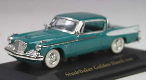 Studebaker Golden Hawk 1958 turquoise 1/43 Road Signature NEW+boxed  #5006 instant wheels