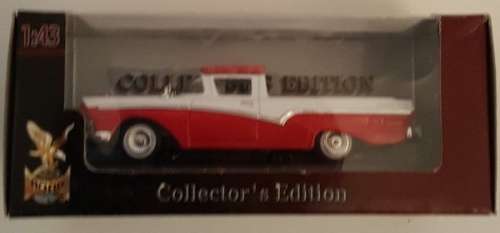 Ford Ranchero 1957 red/white 1/43 RoadSignature NEW+boxed  #5007 instant wheels