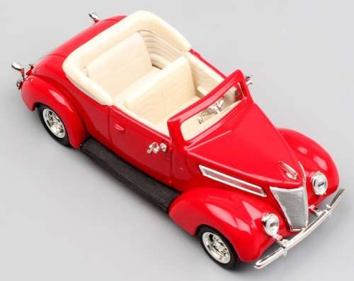 Ford V8 Convertible 1937 red 1/43 Road  Signature NEW+boxed  #5008 instant wheels
