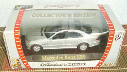 Mercedes-Benz E55 2000 silver 1/43 Road Signature NEW+boxed  #5011 instant wheels
