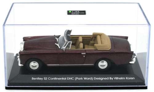 BENTLEY S2 CONTINENTAL DHC PARK WARD 1961 purple 1/43 RoadSignature NEW+boxed  #5014 instant wheels