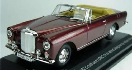 BENTLEY S2 CONTINENTAL DHC PARK WARD 1961 purple 1/43 RoadSignature NEW+boxed  #5014 instant wheels
