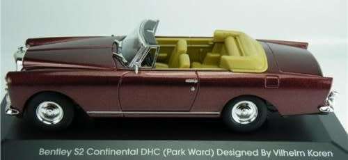 BENTLEY S2 CONTINENTAL DHC PARK WARD 1961 purple 1/43 RoadSignature NEW+boxed  #5014 instant wheels