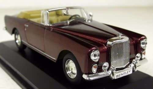 BENTLEY S2 CONTINENTAL DHC PARK WARD 1961 purple 1/43 RoadSignature NEW+boxed  #5014 instant wheels
