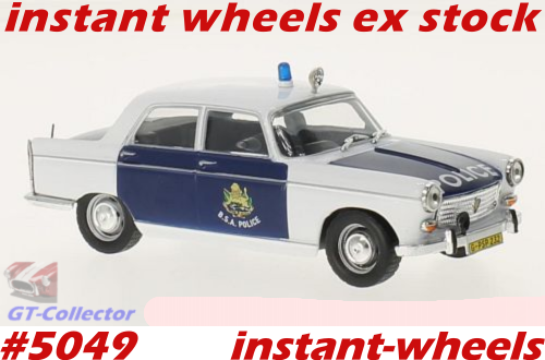 Peugeot 404 BSA Police 1967 IXO NEWinBlister FREE delivery ex local stock #5049 instant wheels