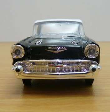 Chevrolet BelAir 1957 black+white 1/43 RoadSignature NEW+boxed  #5050 instant wheels