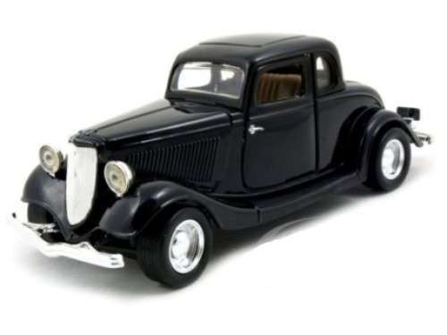 Ford Coupe 1934 black 1/24 Motormax NEW+boxed   #2174 instant wheels