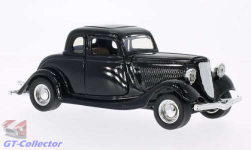 Ford Coupe 1934 black 1/24 Motormax NEW+boxed   #2174 instant wheels