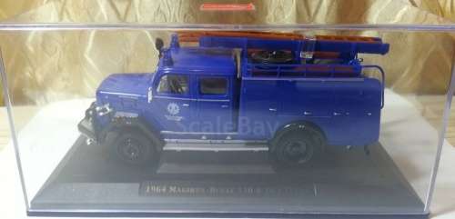 Magirus 150D 10F TLF16 THW Emergency Veh. 1964 bl1/43 Road Signature NEW+boxed  #5904 instant wheels