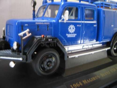 Magirus 150D 10F TLF16 THW Emergency Veh. 1964 bl1/43 Road Signature NEW+boxed  #5904 instant wheels