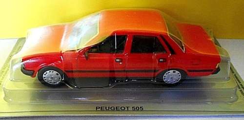 Peugeot 505 1984 red 1/43 IXO NEWinBlister #4585 instant wheels