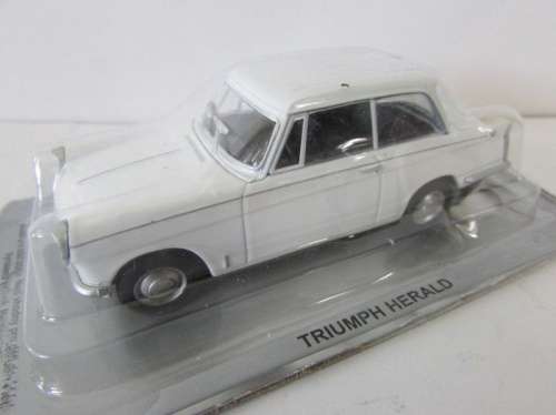 Triumph Herald 1965 white 1/43 IXO NEWinBlister  #4635 instant wheels