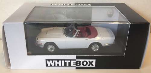 Maserati Mistral Spyder 1963 white 1/43 Whitebox NEW+boxed   #5029 instant wheels