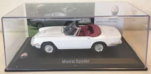 Maserati Mistral Spyder 1963 white 1/43 Whitebox NEW+boxed   #5029 instant wheels