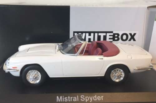 Maserati Mistral Spyder 1963 white 1/43 Whitebox NEW+boxed   #5029 instant wheels