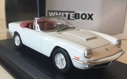 Maserati Mistral Spyder 1963 white 1/43 Whitebox NEW+boxed   #5029 instant wheels