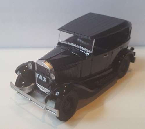 GAZ A black 1/43 IXO NEWinBlister  #5035 instant wheels