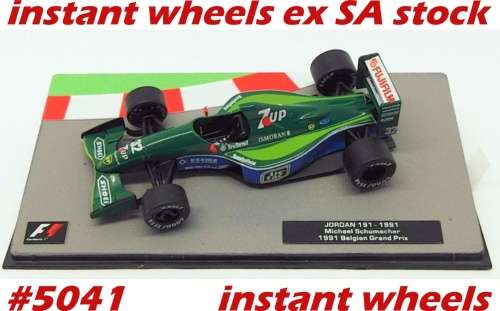 Jordan 191 F1 1991 #32 MSchumacher 1/43 IXO NEW+boxed FREE delivery #5041 instant wheels