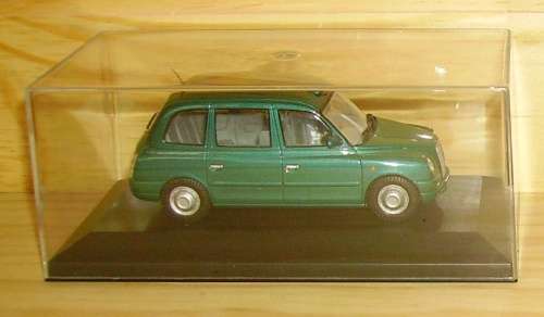 Austin TX4 London Taxi 2009 green 1/43 Oxford NEW+showcased  #5065 instant wheels