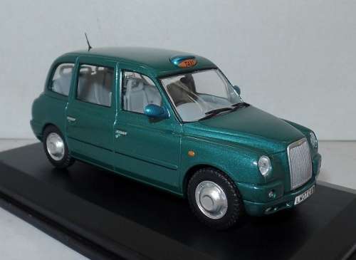 Austin TX4 London Taxi 2009 green 1/43 Oxford NEW+showcased  #5065 instant wheels