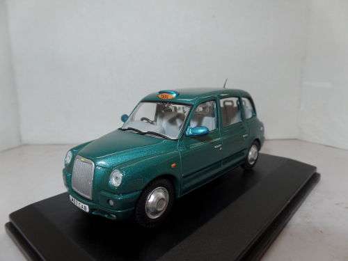Austin TX4 London Taxi 2009 green 1/43 Oxford NEW+showcased  #5065 instant wheels