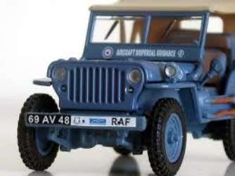Willys Jeep MB RAF 1941 blue-green 1/43 NEW+showcased   #5066 instant wheels