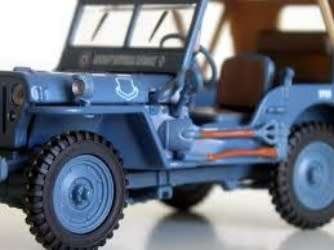 Willys Jeep MB RAF 1941 blue-green 1/43 NEW+showcased   #5066 instant wheels
