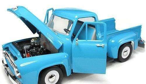 Ford F-100 Pick-up 1953 lt.blue 1/43 RoadSignature NEW+boxed  #5072 instant wheels