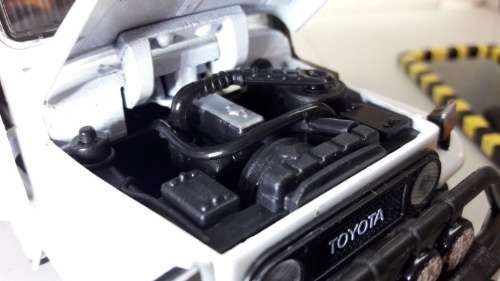 Toyota FJ40 Land Cruiser 1971 white 1/24 MotorMax NEW+boxed FREE delivery #2183 instant wheels
