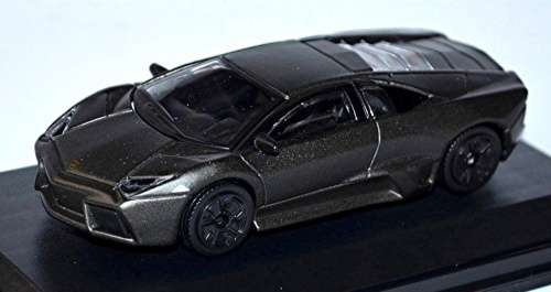 Lamborghini Reventon 2007 matte-black 1/43 LEO/IXO NEW+boxed   #5054 instant wheels