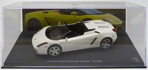 Lamborghini Gallardo Spyder 2005 white 1/43 LEO/IXO NEW+boxed   #5056 instant wheels