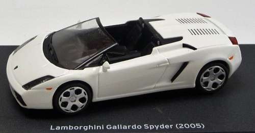 Lamborghini Gallardo Spyder 2005 white 1/43 LEO/IXO NEW+boxed   #5056 instant wheels