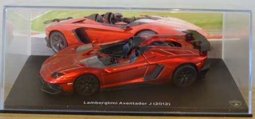 Lamborghini Aventador J 2012 red-met 1/43 LEO/IXO NEW+boxed  #5057 instant wheels