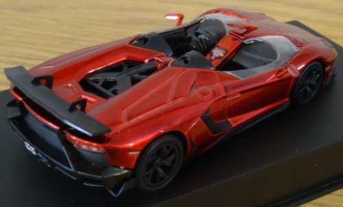 Lamborghini Aventador J 2012 red-met 1/43 LEO/IXO NEW+boxed  #5057 instant wheels