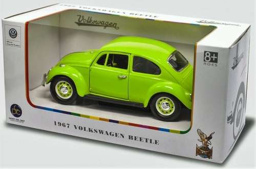 Volkswagen Beetle 1967 light green 1/24 Road Signature NEW+boxed  #2187 instant wheels