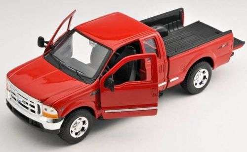 Ford F-350 XLT Super Duty Pick-up 2015 red 1/24 Welly NEW+boxed  #2182 instant wheels