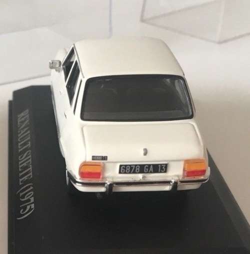 Renault 7 1977 white 1/43 IXO NEW+boxed  #5052 instant wheels